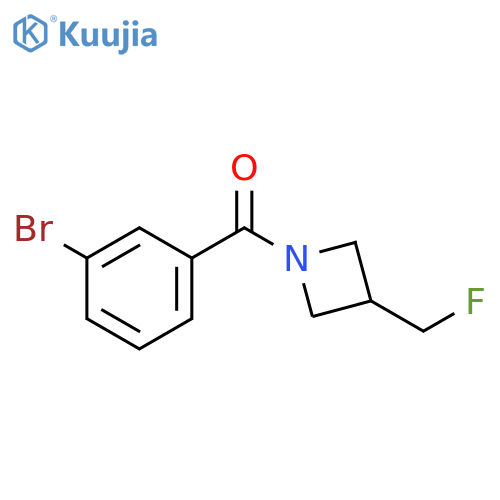 1-(3-bromobenzoyl)-3-(fluoromethyl)azetidine structure