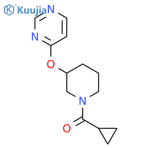 4-[(1-cyclopropanecarbonylpiperidin-3-yl)oxy]pyrimidine structure