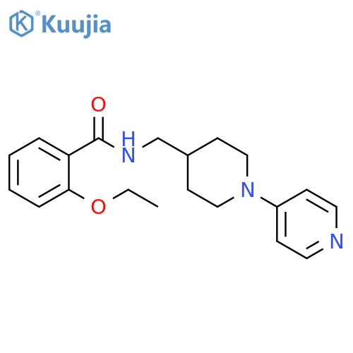 2-ethoxy-N-{[1-(pyridin-4-yl)piperidin-4-yl]methyl}benzamide structure