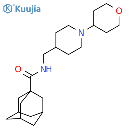 N-{[1-(oxan-4-yl)piperidin-4-yl]methyl}adamantane-1-carboxamide structure
