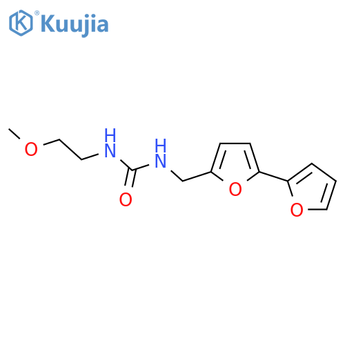 1-({[2,2'-bifuran]-5-yl}methyl)-3-(2-methoxyethyl)urea structure