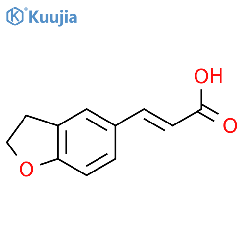 (2E)-3-(2,3-Dihydrobenzofuran-5-yl)propenoic Acid structure