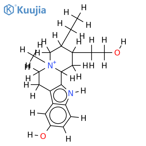 Ochrosandwin (10-Hydroxy-dihydro-corynantheolmethochlorid) structure