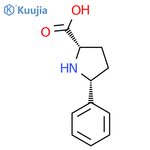 L-Proline, 5-phenyl-, (5R)- structure