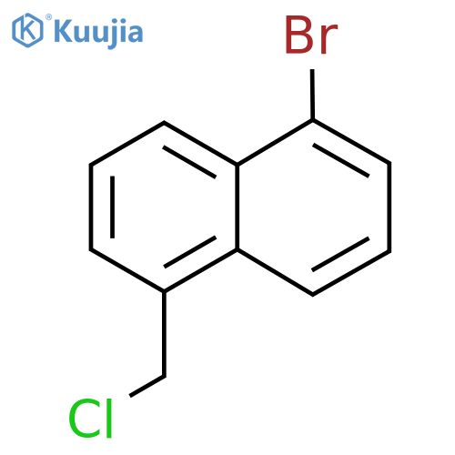 1-Bromo-5-(chloromethyl)naphthalene structure