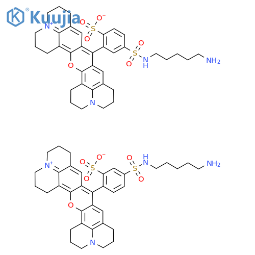 Sulforhodamine 101 cadaverine TFA salt structure