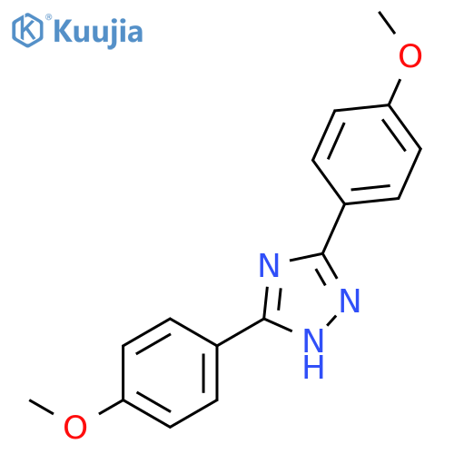 1H-1,2,4-Triazole, 3,5-bis(4-methoxyphenyl)- structure