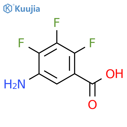 Benzoic acid,5-amino-2,3,4-trifluoro- structure