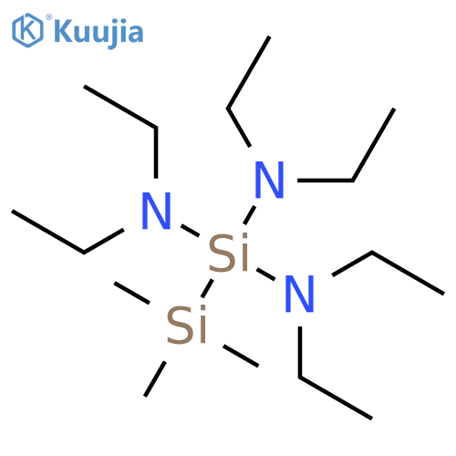 1,1,1-Disilanetriamine, N,N,N',N',N'',N''-hexaethyl-2,2,2-trimethyl- structure