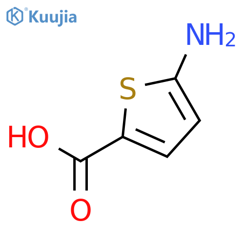 2-Thiophenecarboxylicacid, 5-amino- structure
