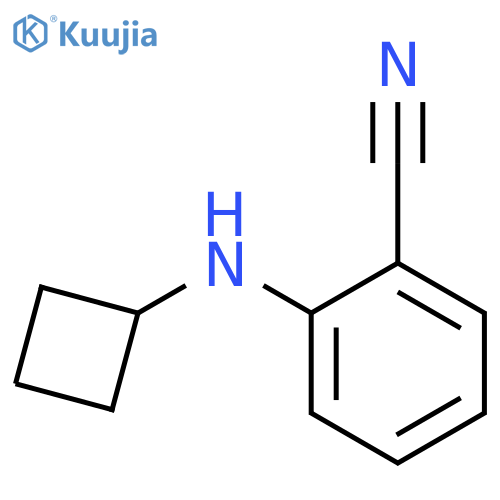 2-(cyclobutylamino)benzonitrile structure