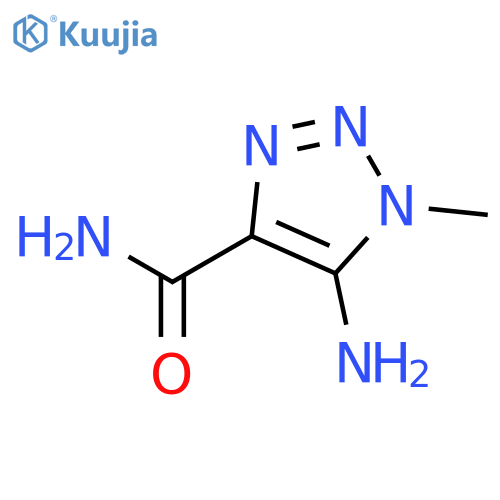 5-amino-1-methyl-1H-1,2,3-triazole-4-carboxamide structure