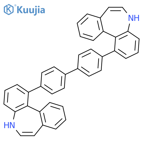 4,4'-Bis(dibenzazepin-1-yl)biphenyl structure