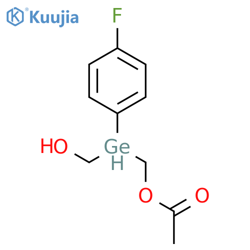 METHANOL, [[(ACETYLOXY)METHYL](4-FLUOROPHENYL)GERMYL]- structure