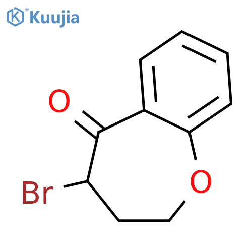 4-Bromo-3,4-dihydro-2H-benzo[b]oxepin-5-one structure