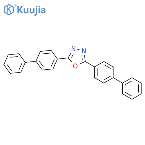 2,5-bis(4-biphenylyl)-1,3,4-oxadiazole structure