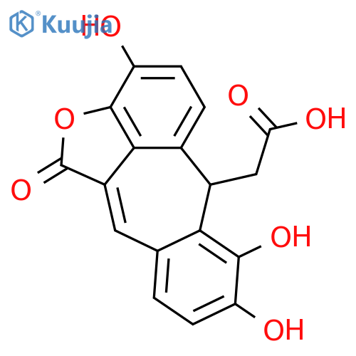 2',8-Cyclo-3,4,4'-trihydroxy-2,7'-lign-7-en-9,3'-olid-9'-oic acid; (S)-form structure