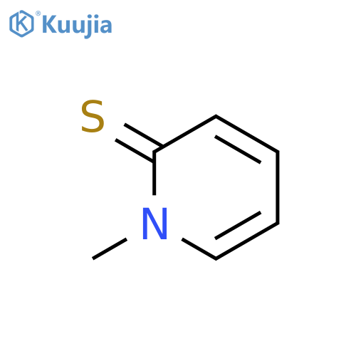 2(1H)-Pyridinethione,1-methyl- structure