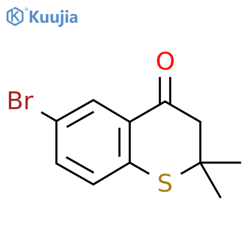 6-Bromo-2,2-dimethylthiochroman-4-one structure