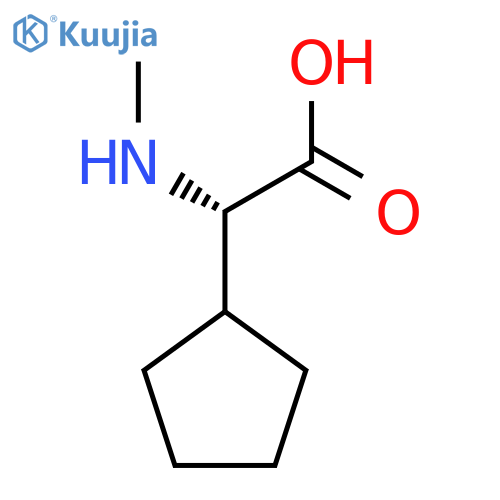 (S)-2-Cyclopentyl-2-(methylamino)acetic acid structure
