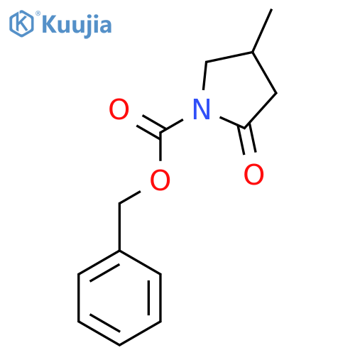 Benzyl 4-methyl-2-oxopyrrolidine-1-carboxylate structure