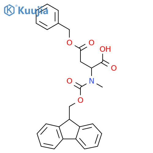 Fmoc-N-Me-D-Asp(OtBu)-OH structure