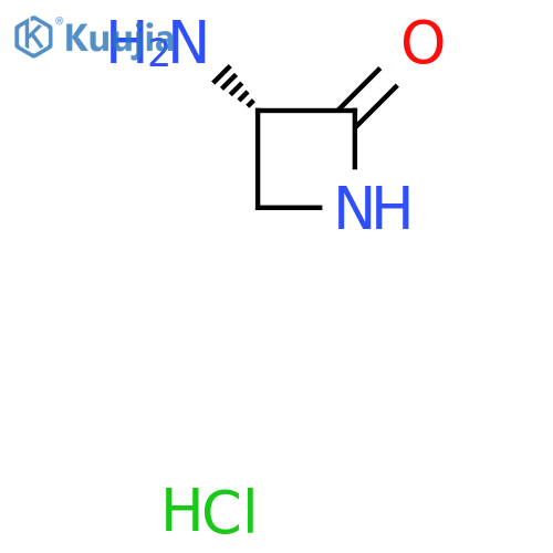 (3S)-3-Aminoazetidin-2-one hydrochloride structure