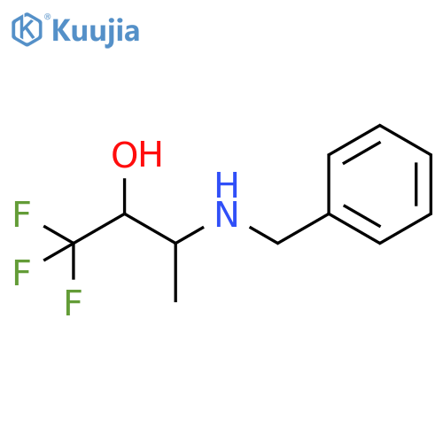 2-Butanol, 1,1,1-trifluoro-3-[(phenylmethyl)amino]- structure