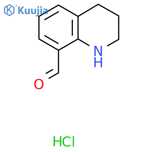 1,2,3,4-Tetrahydroquinoline-8-carbaldehyde hydrochloride structure