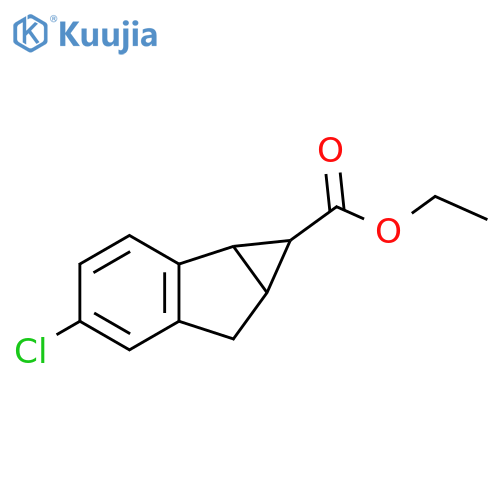 ethyl 4-chloro-1H,1aH,6H,6aH-cyclopropaaindene-1-carboxylate structure