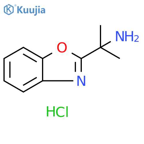 2-(1,3-benzoxazol-2-yl)propan-2-amine hydrochloride structure