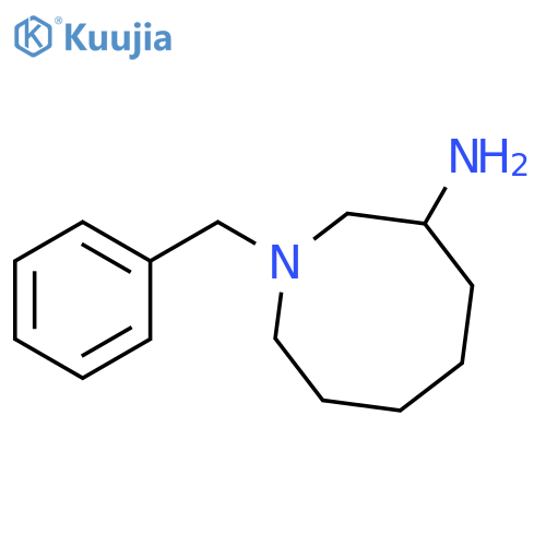 1-benzylazocan-3-amine structure