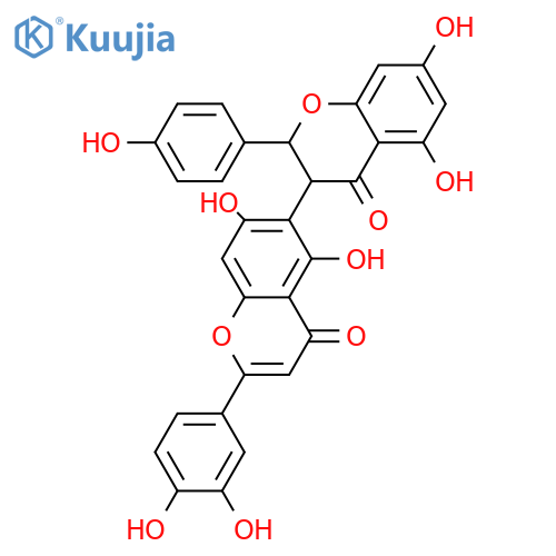 4',5,7-Trihydroxyflavanone-(3→6)-3',4',5,7-tetrahydroxyflavone; (2R,3S)-form structure