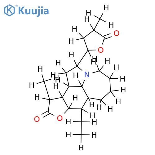 (7aXi)-8xi-ethyl-11xi-methyl-2xi-((2Xi)-4xi-methyl-5-oxo-tetrahydro-furan-2r-yl)-(7ar,8axi,11axi,11bxi,11cxi)-dodecahydro-azepino[3,2,1-hi]furo[3,2-e]indol-10-one structure