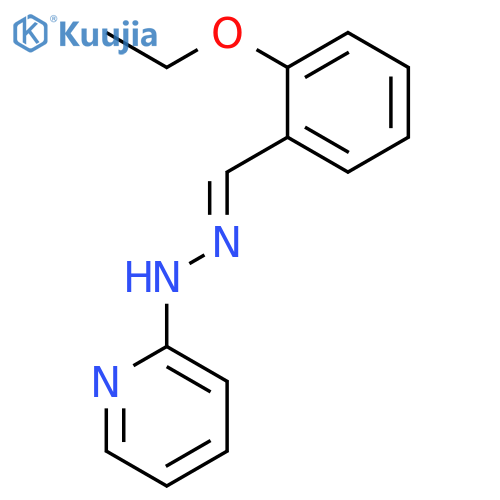 Benzaldehyde, 2-ethoxy-, 2-pyridinylhydrazone structure