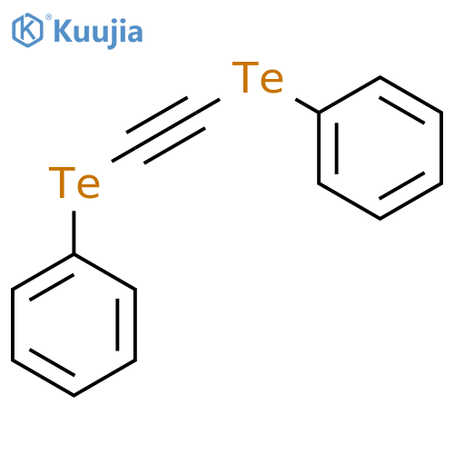 Benzene, 1,1'-[1,2-ethynediylbis(telluro)]bis- structure