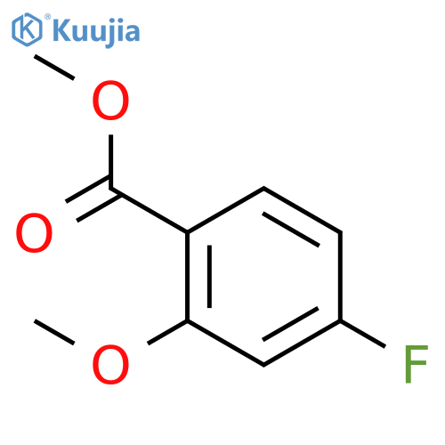 Methyl 4-fluoro-2-methoxybenzoate structure