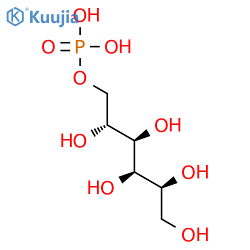D-Glucitol,6-(dihydrogen phosphate) structure