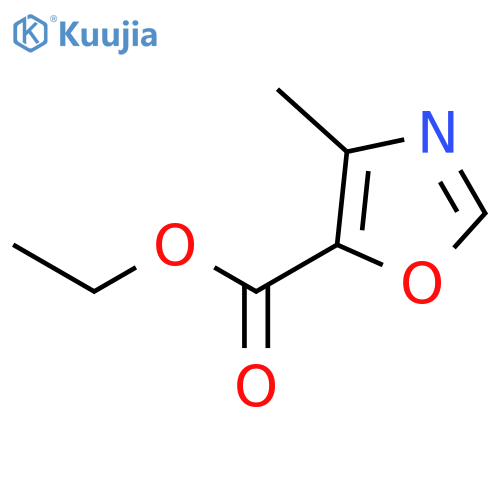 Ethyl 4-methyloxazole-5-carboxylate structure