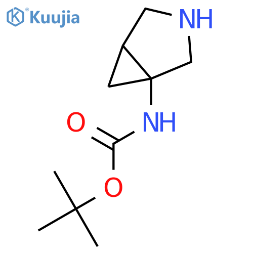 tert-butyl N-(3-azabicyclo[3.1.0]hexan-1-yl)carbamate structure