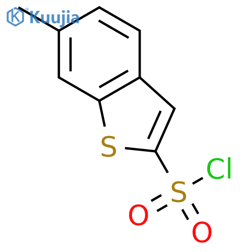 Benzo[b]thiophene-2-sulfonyl chloride, 6-methyl- structure
