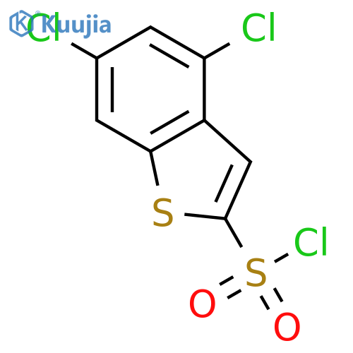 Benzo[b]thiophene-2-sulfonyl chloride, 4,6-dichloro- structure