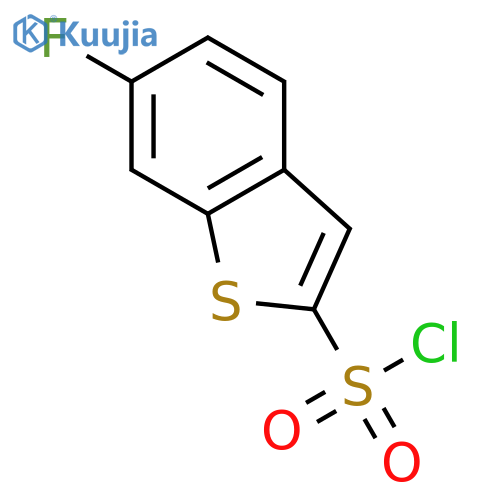 Benzo[b]thiophene-2-sulfonyl chloride, 6-fluoro- structure