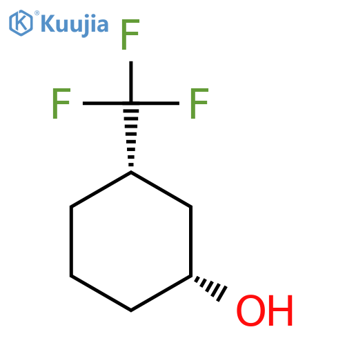 Cyclohexanol, 3-(trifluoromethyl)-, (1R-cis)- structure