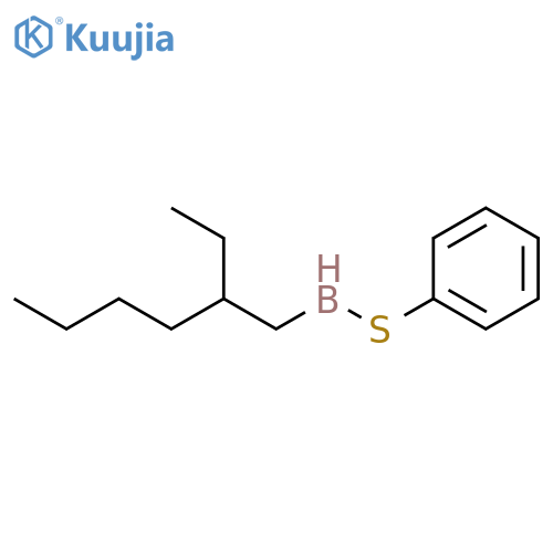 Borinic acid, dibutylthio-, phenyl ester structure