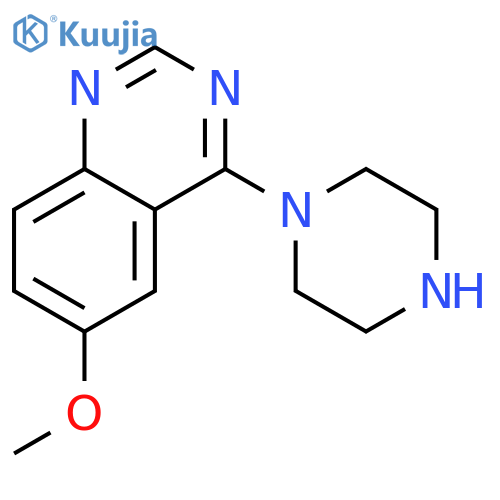 6-methoxy-4-(1-piperazinyl)-Quinazoline structure