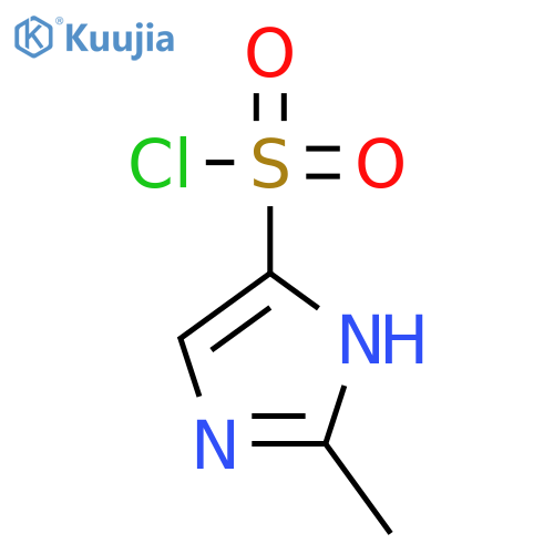 2-methyl-1H-imidazole-5-sulfonyl chloride structure