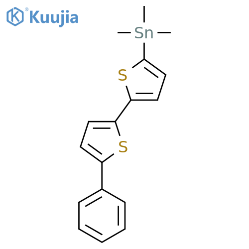 Stannane, trimethyl(5'-phenyl[2,2'-bithiophen]-5-yl)- structure
