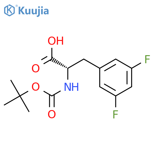 N-Boc-L-3,5-difluorophenylalanine structure