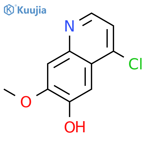 4-Chloro-7-methoxyquinolin-6-ol structure